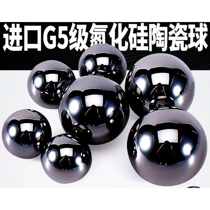 

50pcs Si3N4 Ceramic Bearing Balls G5 Grade 0.8-16.1mm High Precision Silicon Nitride Balls