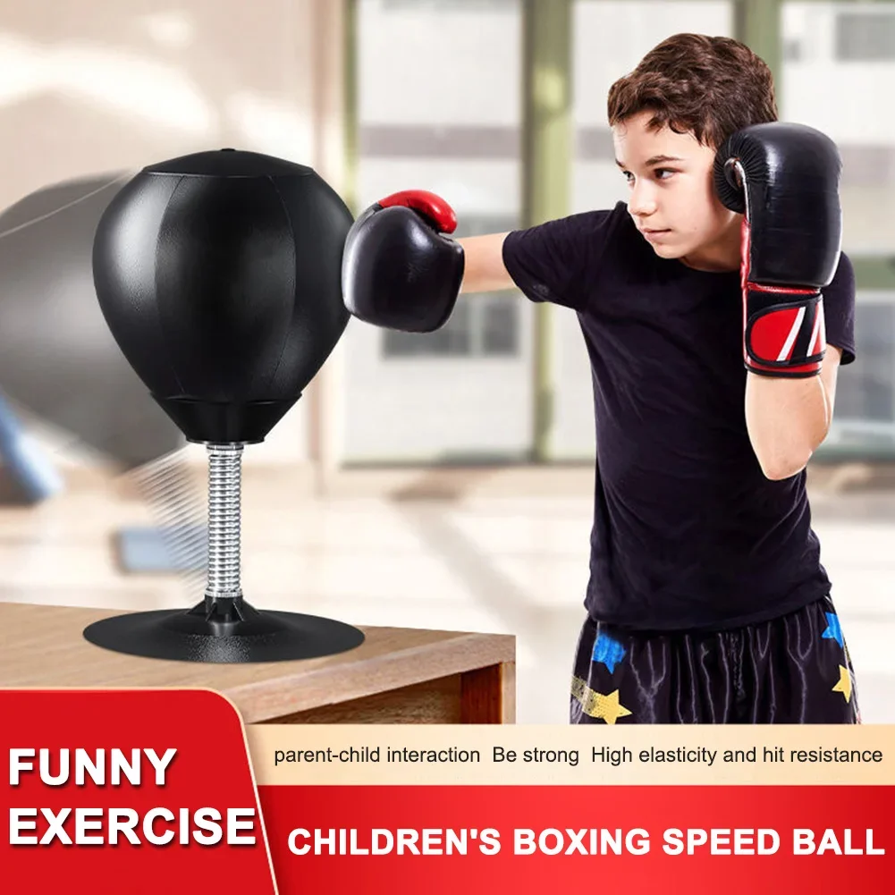 Fighting Speed Ball PU Exercise Punch Ball Children Adults Sucker Stress Relief Toys for Muay Thai Sports Equipment Funny Gifts