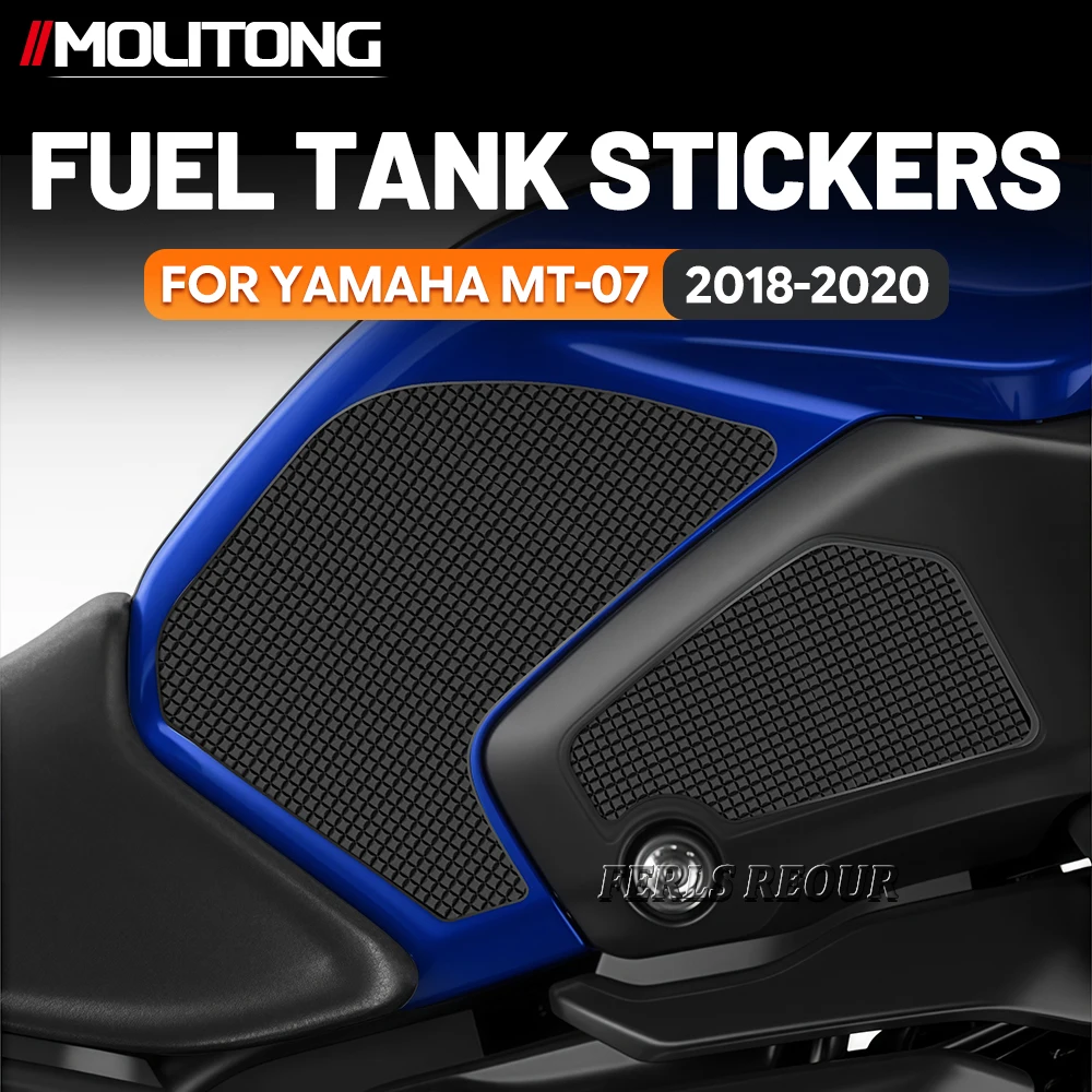 

For X Anti Slip Gas Tank Pad Rubber Black Motorcycle Fuel Tank Protector Anti Scratch Decal Pad
