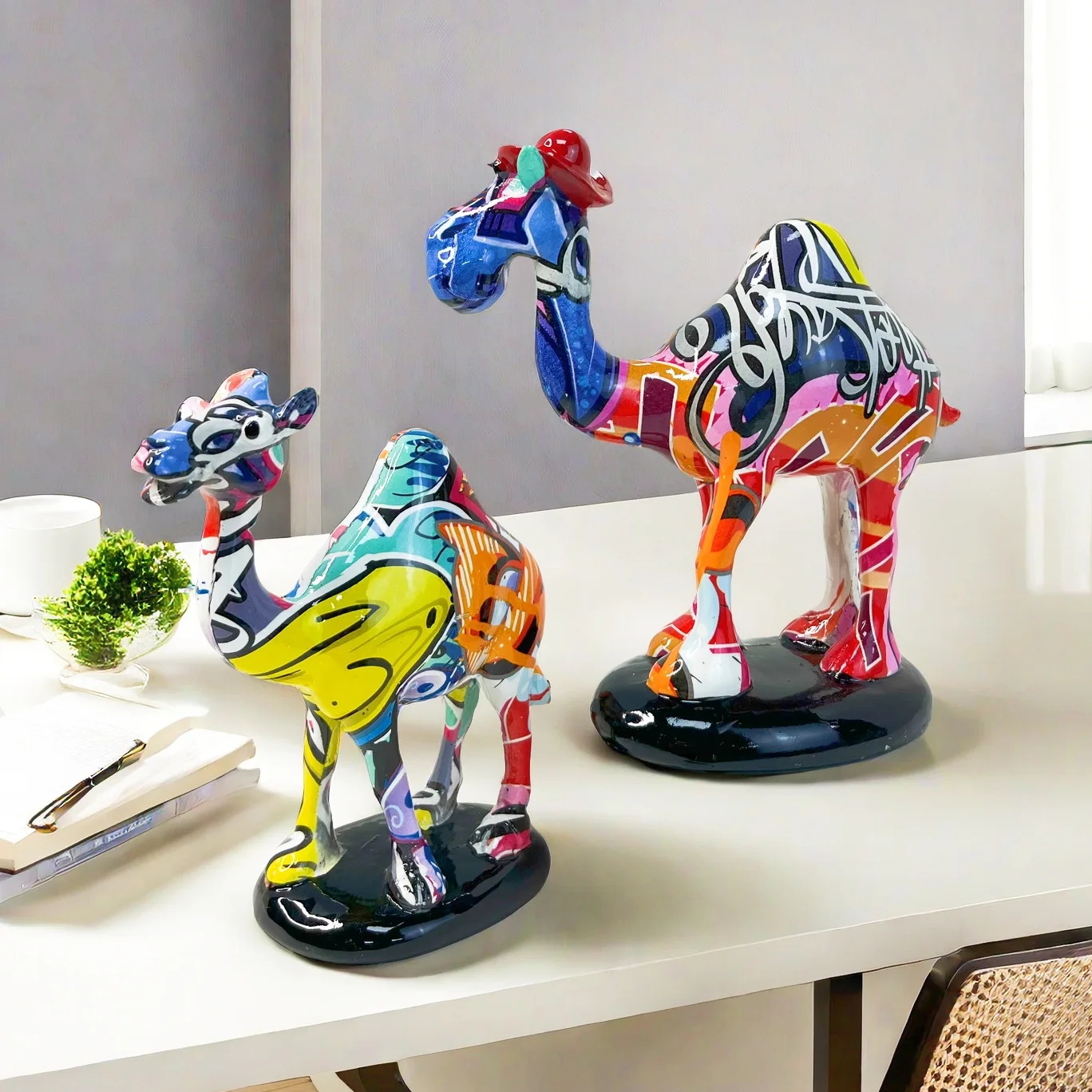 

Modern minimalist camel ornaments for home and desktop decoration