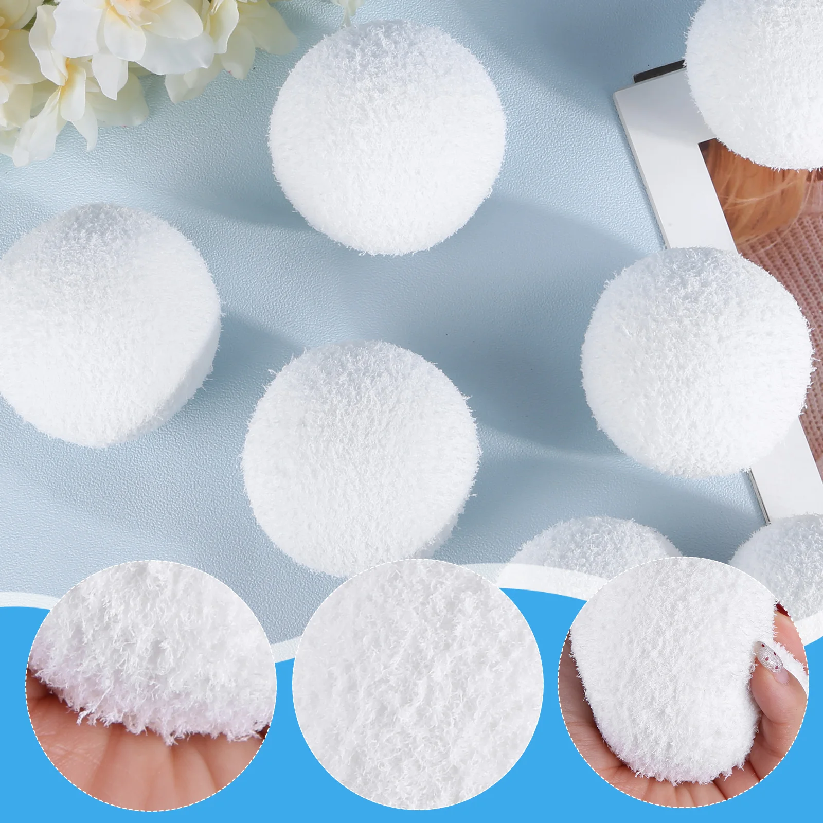 6Pcs Scum Eliminating Ball Reusable Oil Absorbing Sponge Washable Absorber Balls Surface Oil Absorber for Swimming Pools
