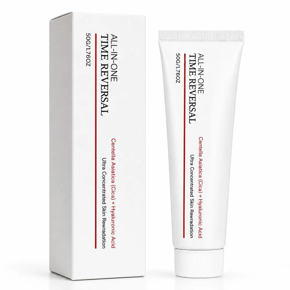 Korean Time Reversal Face Plumping Repair Cream,For Eye Face Neck Wrinkle,Centella Asiatica All-in-One Moisturizer Skin Booster