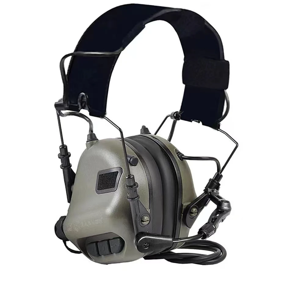 Imagem -02 - Multicolor Tactical Headconjunto com Microfone Caça e Tiro Ouvido Amplificação de Som Nrr 22db Earmor-m32 Mod4