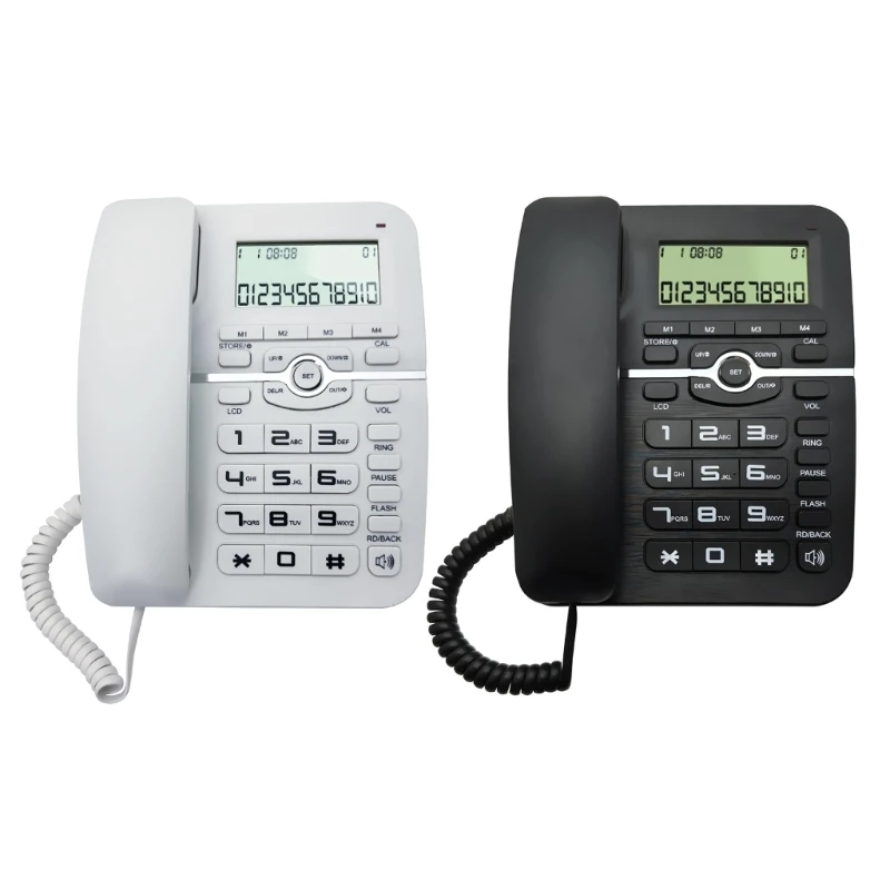 

Landline Telephone Desktop Telephone Fixed Telephone Caller Telephone Front Desk Home Office with Call Display Telephone