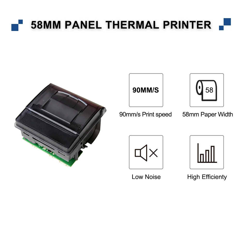 Cashino CSN-A1 58mm  panel thermal printer module for vehicle traveling printer