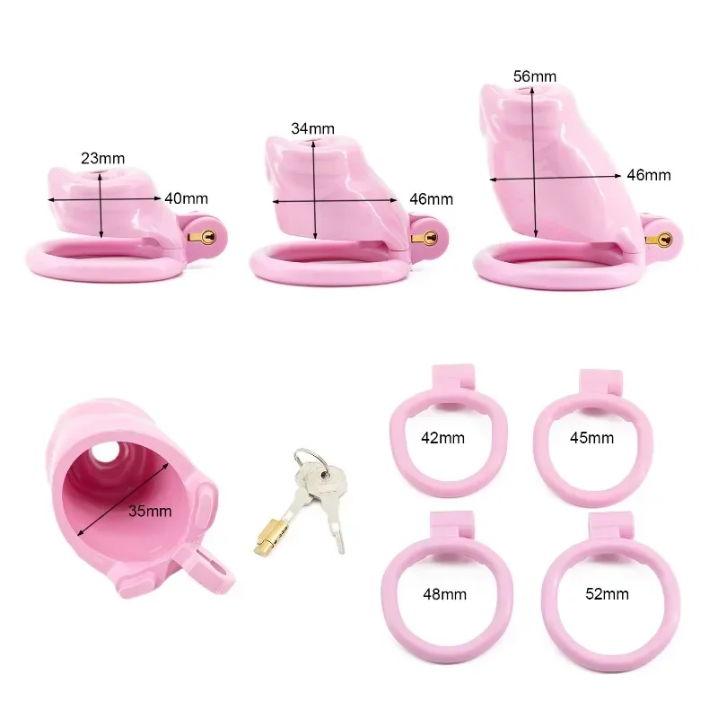 New Realistic Dog Dildos Chastity Cage Sex Toys for Men Penis Belt Lock with 4 Size Cock Rings BDSM Sissy Penis Cage Devices 18+