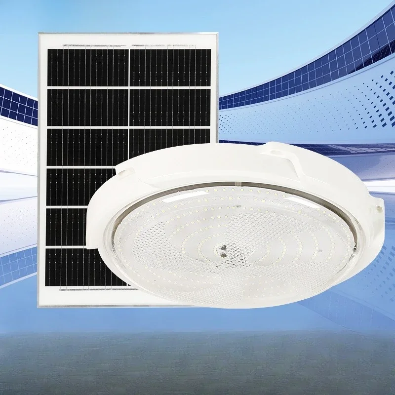 Солнечный потолочный светильник, светодиодный бытовой светильник для спальни, наружного освещения, светодиодный мощный садовый солнечный свет 500 Вт