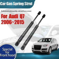 For Audi Q7 Accessories 2006~2015 2007 2008 2009 4L MK1 1th Supports Spring Rod Hydraulic Front Hood Shock Prop Car Accessories