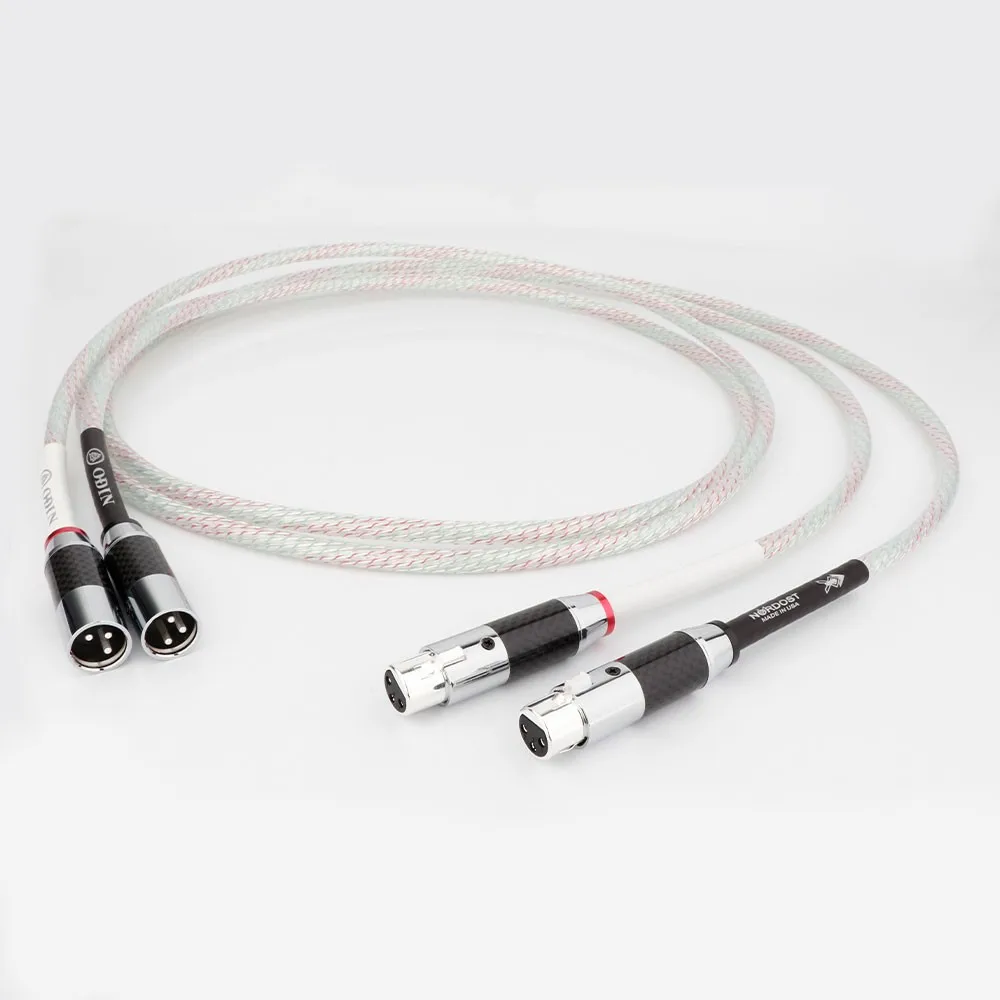 New NORDOST Valhalla Series XLR Balanced Interconnect Cable With Carbon Fiber XLR Plug Male to Female Audio Balanced Cord