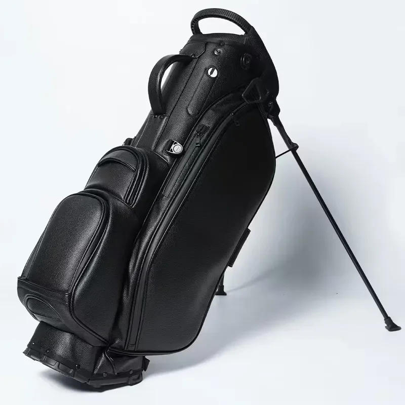 ASL Premium Waterproof PU Leather Golf Stand Bag Portable Lightweight Club Organizer with Custom Logo for Men Outdoor Sport
