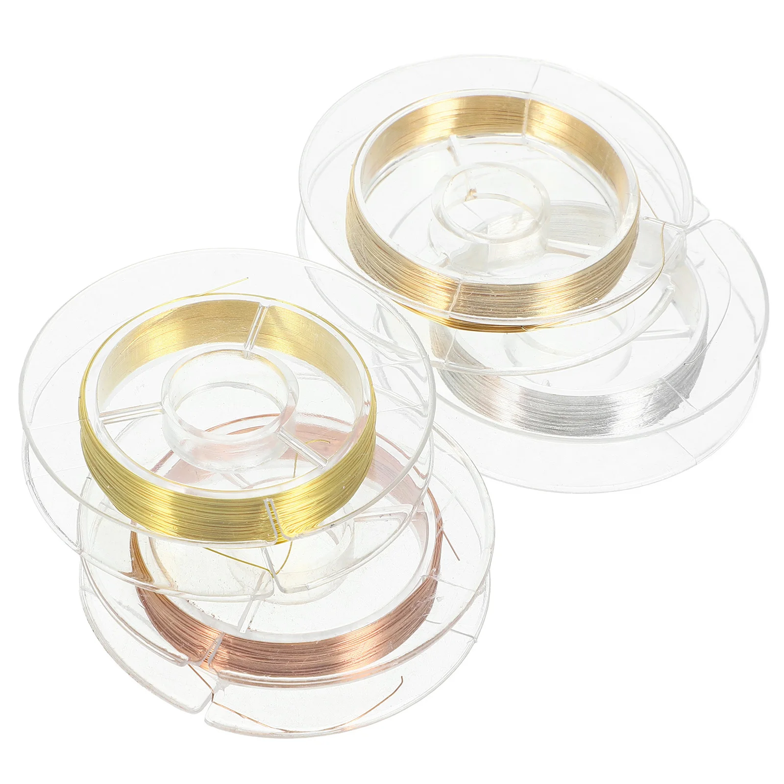 4 pezzi 4 rotoli di filo linea sottile per linee metalliche decorative strumento di progettazione forniture per nail art nail art filo decorazione decorazioni ciondoli