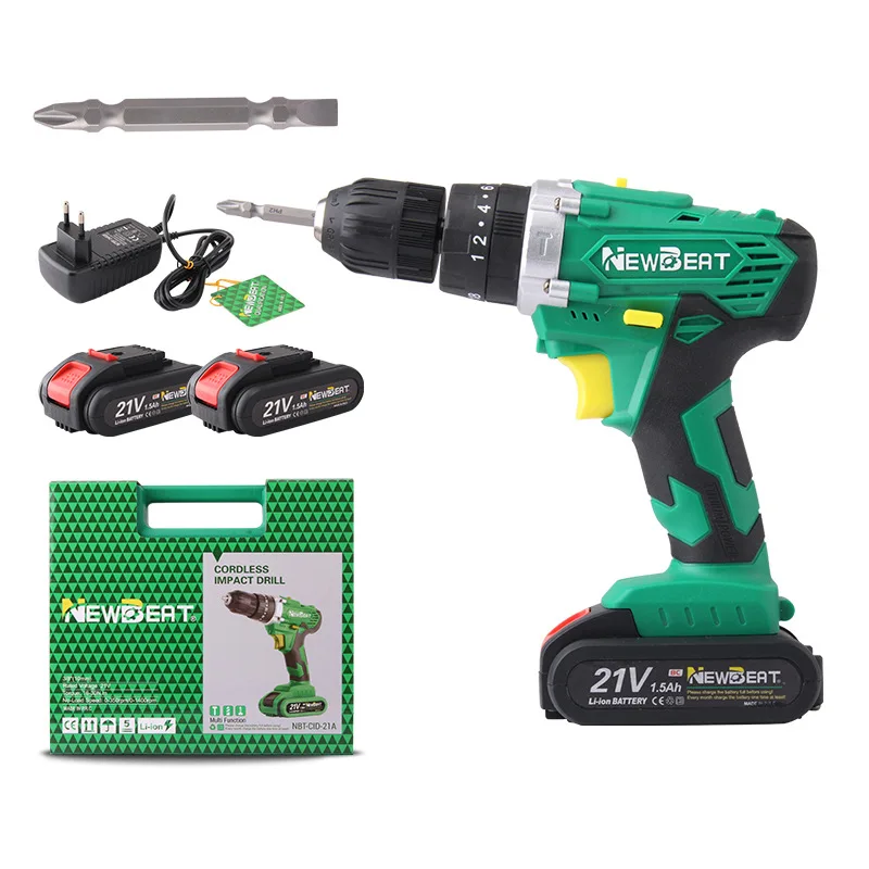 

Dual-Mode 21V Brushless Drill - UL/CE Approved 2-Speed Control (0-1800/0-3800 RPM), IP54 Waterproof