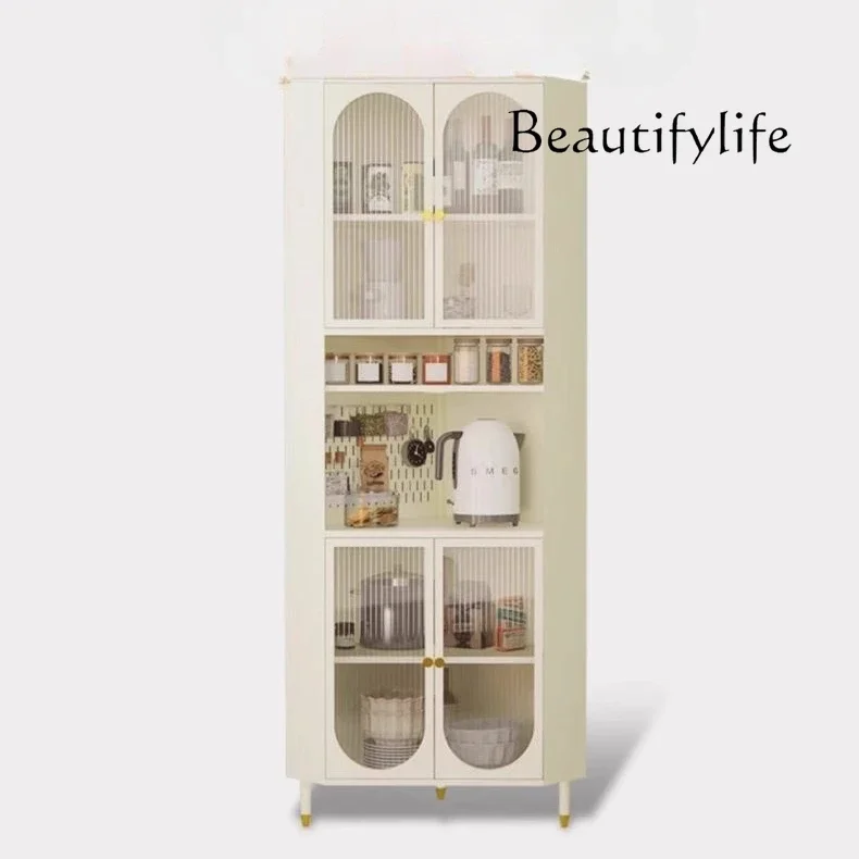 

Steel Cream Corner Triangle Corner Storage Cabinet Wall Storage Cabinet Living Room Corner Cabinet