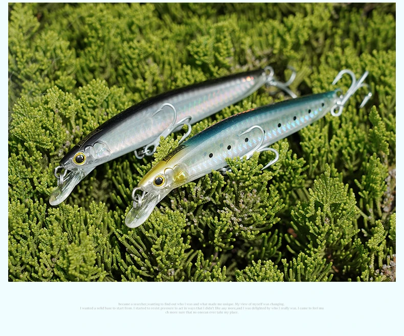 Kingdom Schwimmender Minnow-Angelköder 120mm 23g 130mm 30g Künstlicher Meeres-Angelköder Harter Wobbler für Barsch Forelle Salzwasser-Angeln – Detail 4