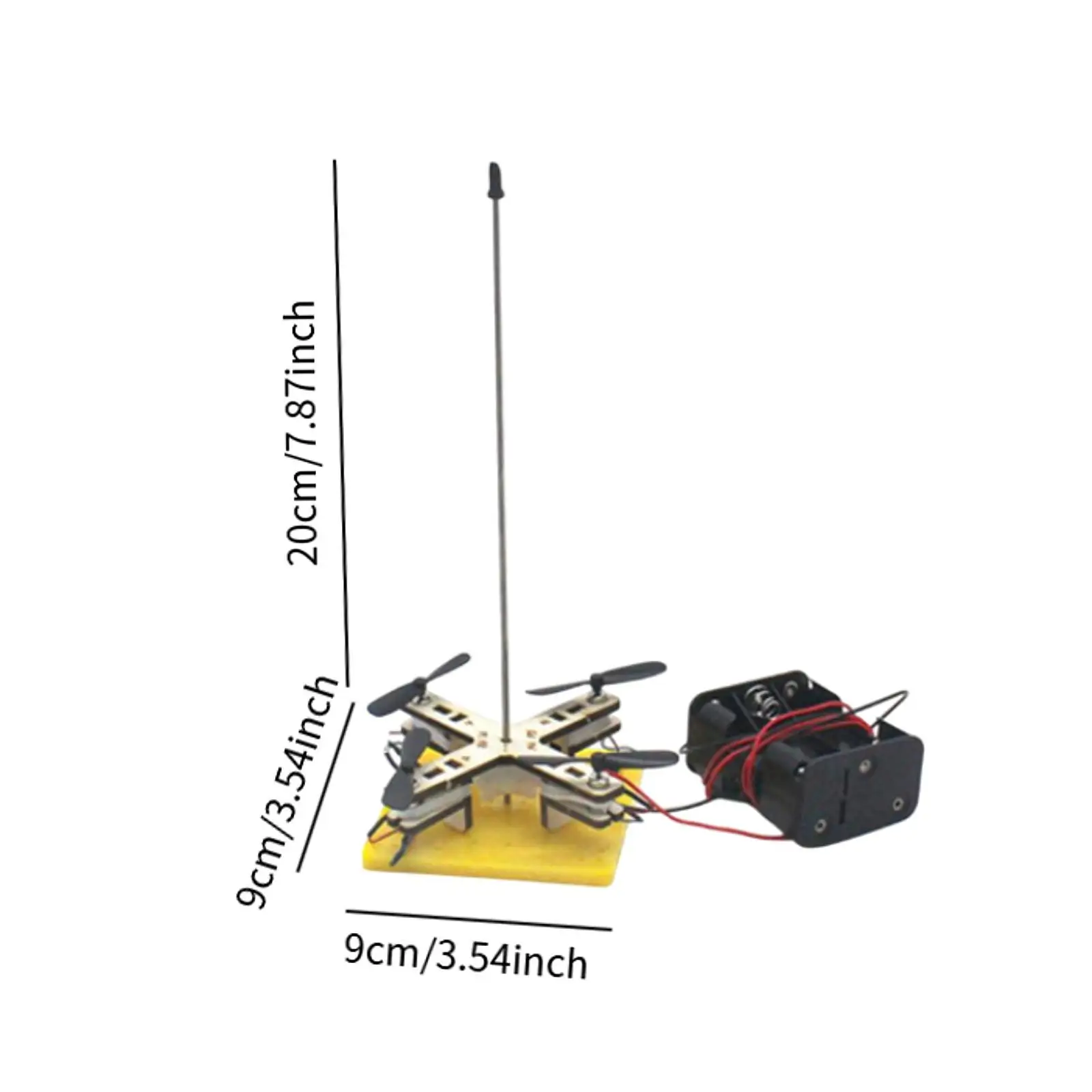Crianças montado drone brinquedo com interruptor haste 3d de madeira helicóptero elétrico brinquedo kit para auxiliares de ensino casa escola presente meninos meninas