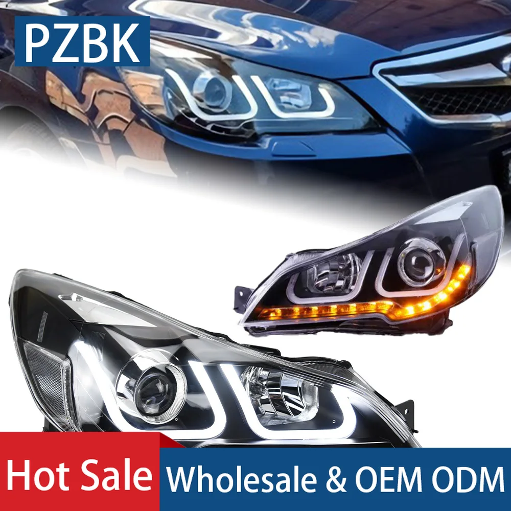 Car Styling Head Lamp for Subaru Outback Headlight Projector Lens 2010-2016 Legacy Dynamic Signal Drl Automotive Accessories