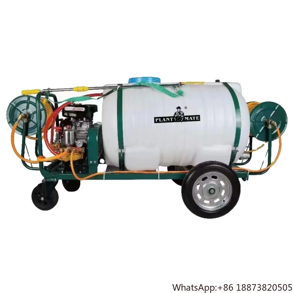 

500L Agricultural Sprayer Trolley Type Gasoline Engine Sprayer 7HP 500L Electric Power Sprayer For Sale