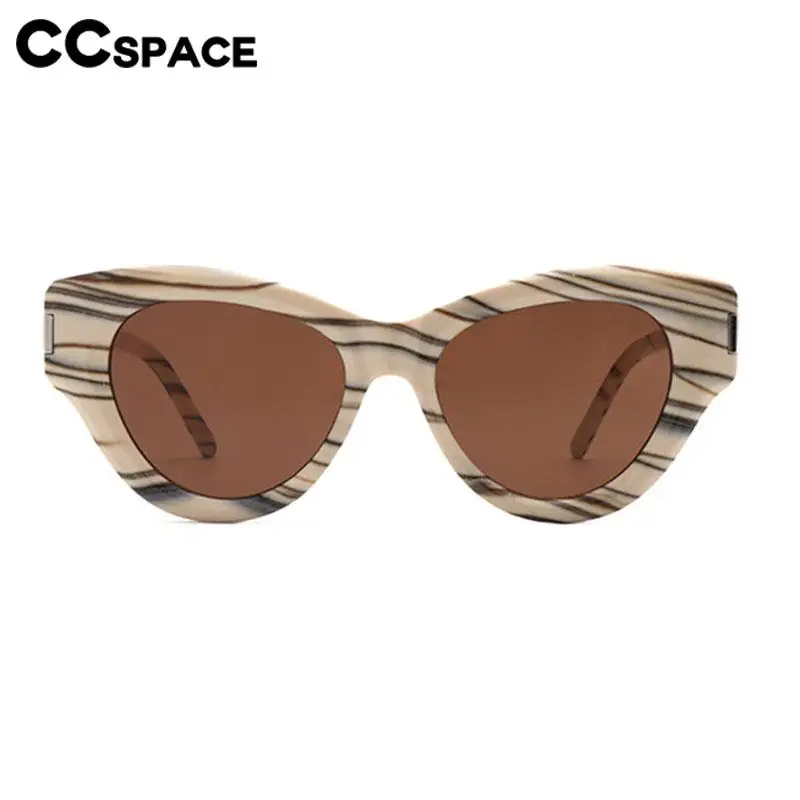 56808 New Brand Design Stripe Sunglasses Women Fashion Colorful Cat Eye Sunshade Mirror Men Popular Outdoors Shades Eyewearuv400