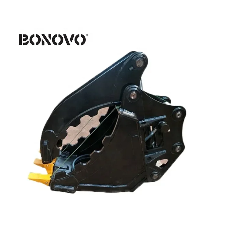 

Bonovo Hydraulic Excavator Grab Bucket with Thumb, Excavator Grapple Bucket, Thumb Bucket