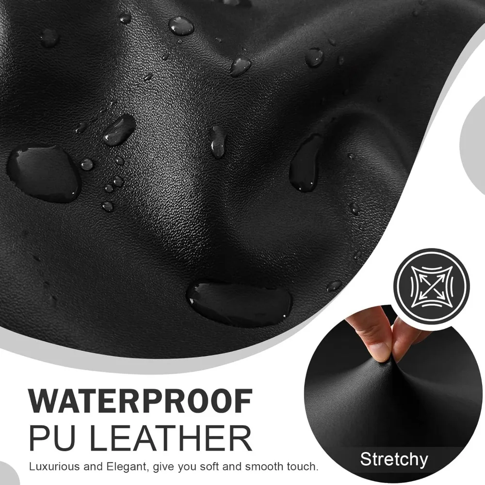 Vctops 8 قطع مقاوم للماء فو بو الجلود كرسي أريكة يغطي تمتد لينة 3 مقاعد غطاء أريكة المضادة للانزلاق أريكة الغلاف الأثاث #2