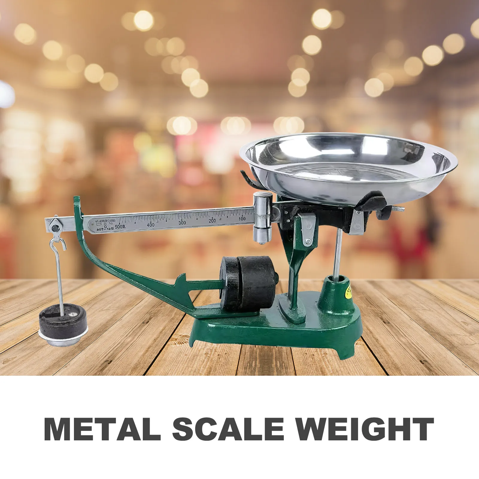 Metal Scale Weight Iron Retro Small Scale Portable Traditional for Chinese Medicine Tea Jewelry Dryer Knob Replacement