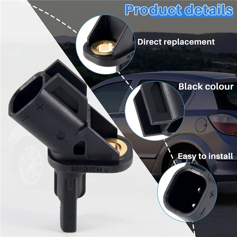 

L38A-ABS Wheel Speed Sensor 3M5T-2B372-AB For Ford Cmax Focus Kuga Mondeo Volvo C30 C70 S40 V50 Mazda 3 5