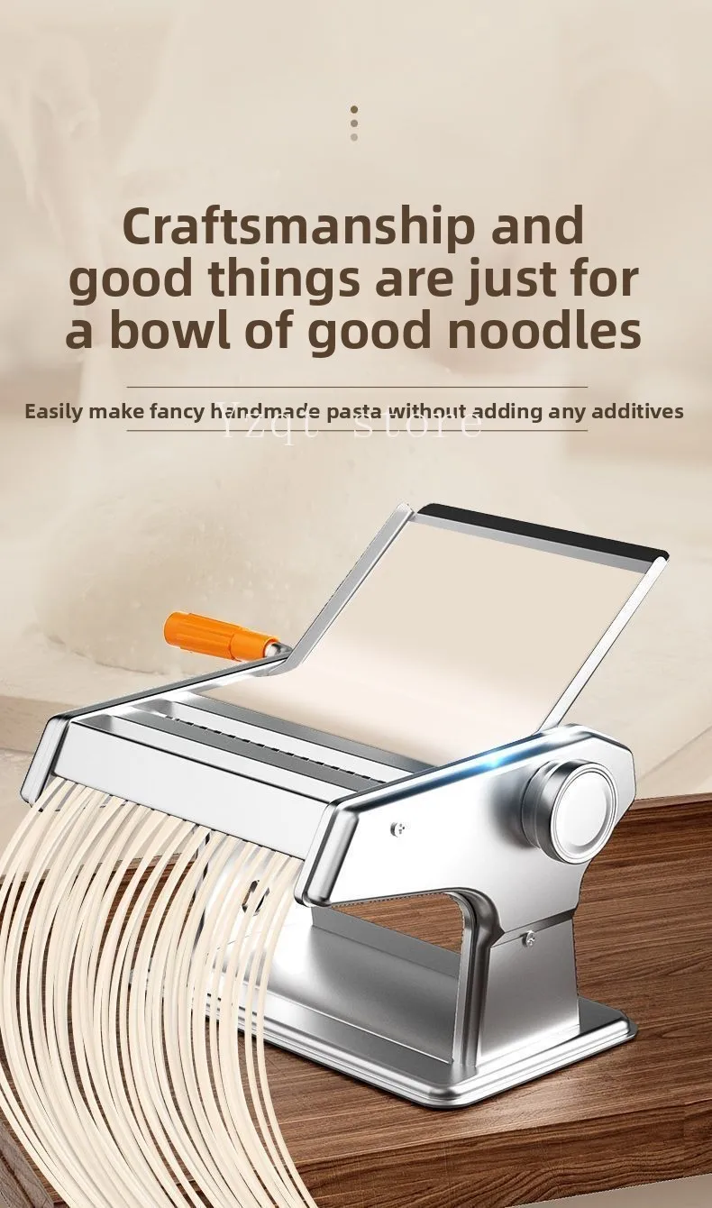 Family Noodle Machine Small Multifunctional Noodle Press Manual Rolling Machine Automatic Kneading Noodle Dumpling Wonton