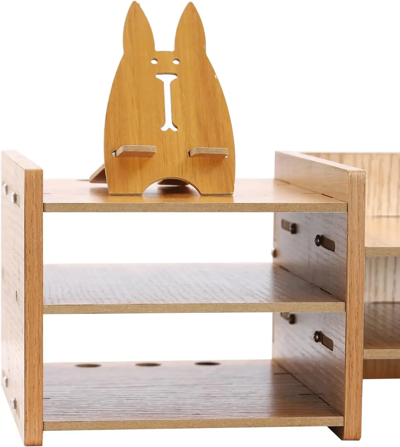 Computer Monitor Stand with Drawer ﻿Durable Space Saving Monitor Stand Riser Multi-Purpose Desktop Storage Stand