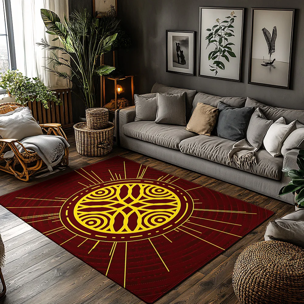 

Уникальный скандинавский узор, моющийся напольный коврик, входной коврик, домашний декор, нескользящий коврик для дома и улицы, современный фермерский дом St