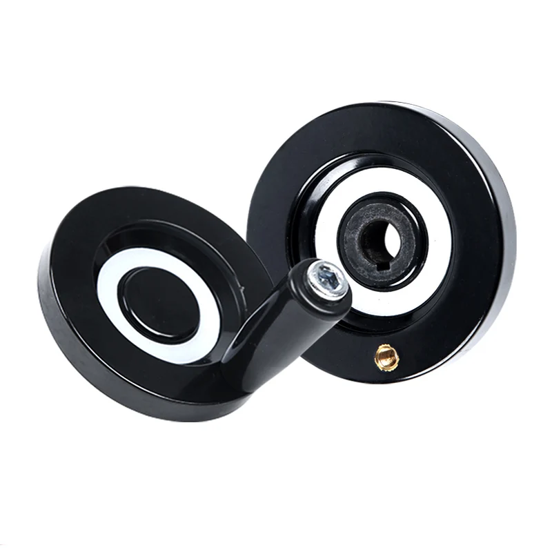1Pcs Handwheel Mechanical Hand Wheel CNC 3D Printer Hole Diameter 8mm With Removable Handle Lathe Round Machinery Accessories
