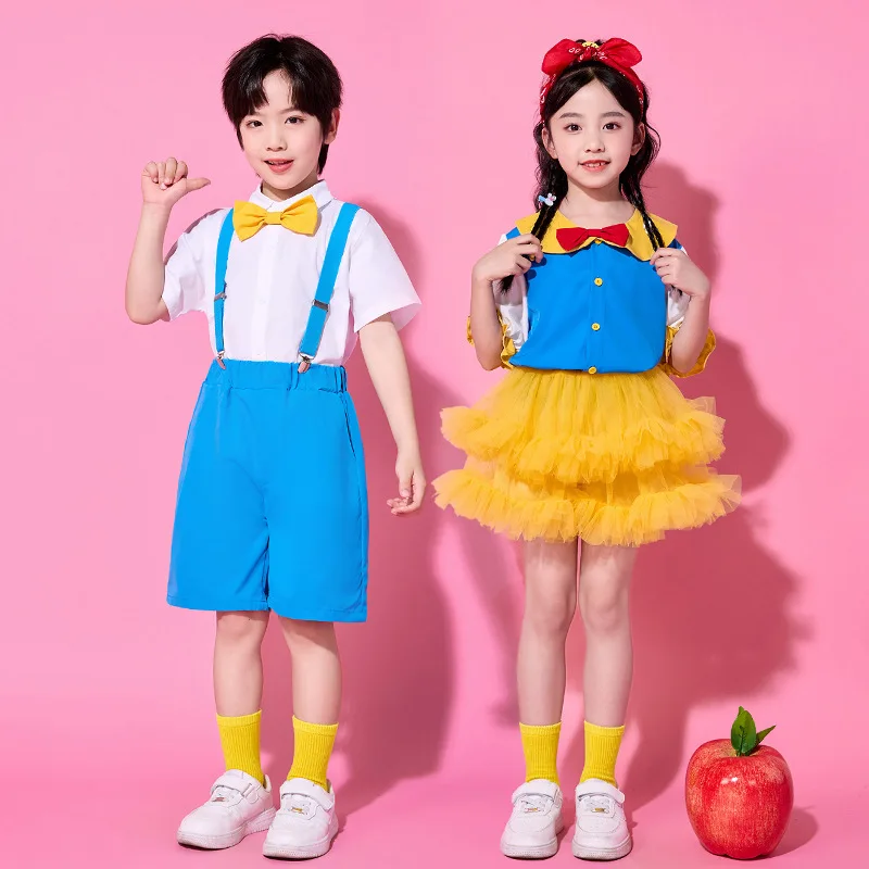 2026 New Girls Boys Children's Day Performance Costume Graduation Class Uniform Choir Cheerleading Dance Outfit