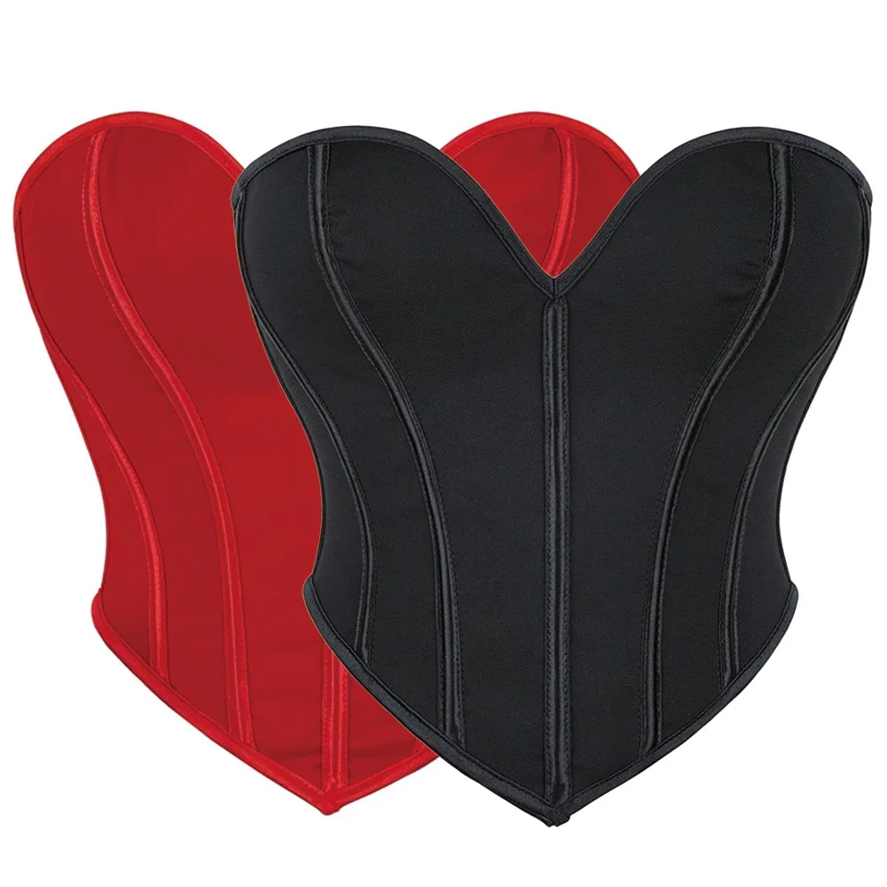 

Сексуальный корсет с завышенной талией для женщин, укороченный топ, бюстье из матового хлопка, простой элегантный корсет, корсет больших размеров, корсет с открытыми плечами