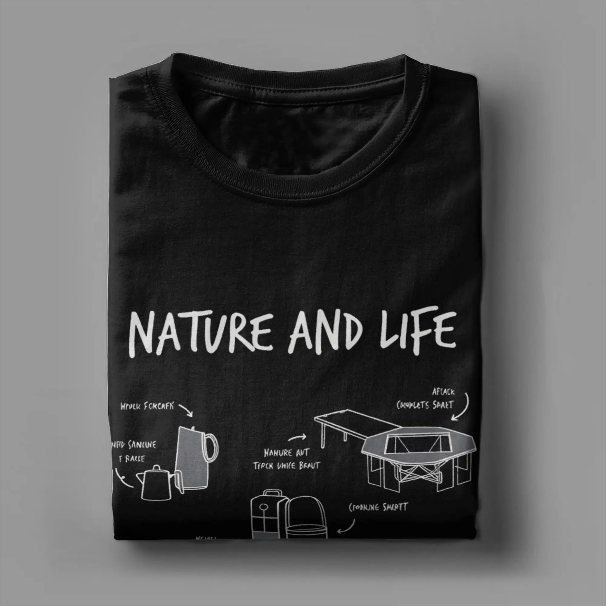 Übergroßes T-Shirt Beach Snow Peak Fashion T-Shirts seit 1958 Baumwoll-T-Shirt für Herren Y2K Lustiger Aufdruck Kurzarm-Tops – Detail 4