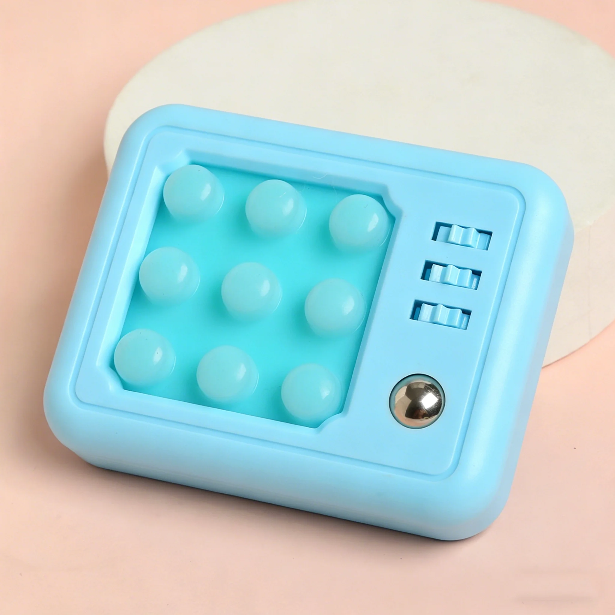 Tragbares Bubble Pop Fidget Pad Stressabbau-Tool Handliches Dekompressionsspielzeug – Detail 3