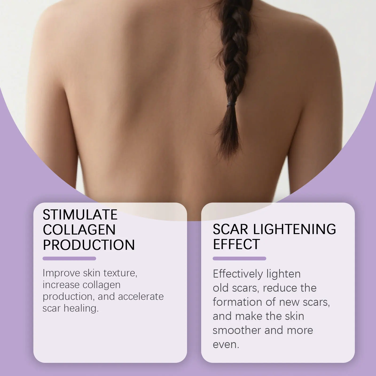 Erweichungs- und Glättungshaut, Narbenverblassendes Körperpflegegel, sanfte Pflege der Körperhaut, feuchtigkeitsspendendes, glättendes Hautpflegegel