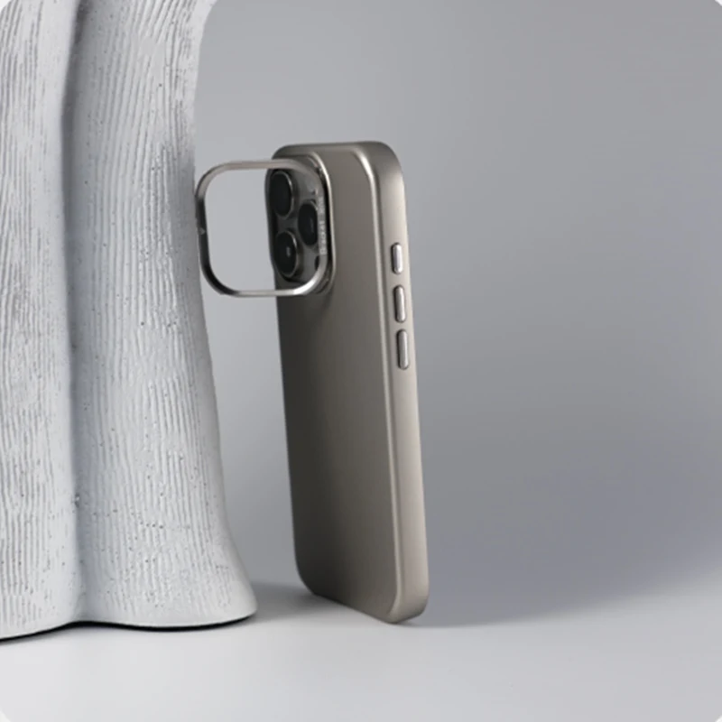 Metal Lens Kickstand Holder for MagSafe Phone Case for iPhone 17 Pro 16 15 pro max 14 13 Solid Color Wireless Charging PC Cover