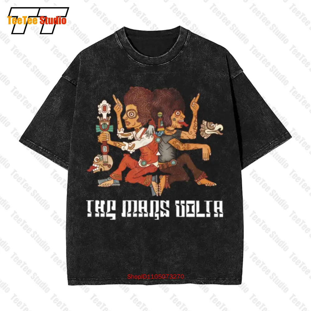 The Mars Volta American Progressive Rock Band Indie Music Vintage Oversized T-Shirt EOR1