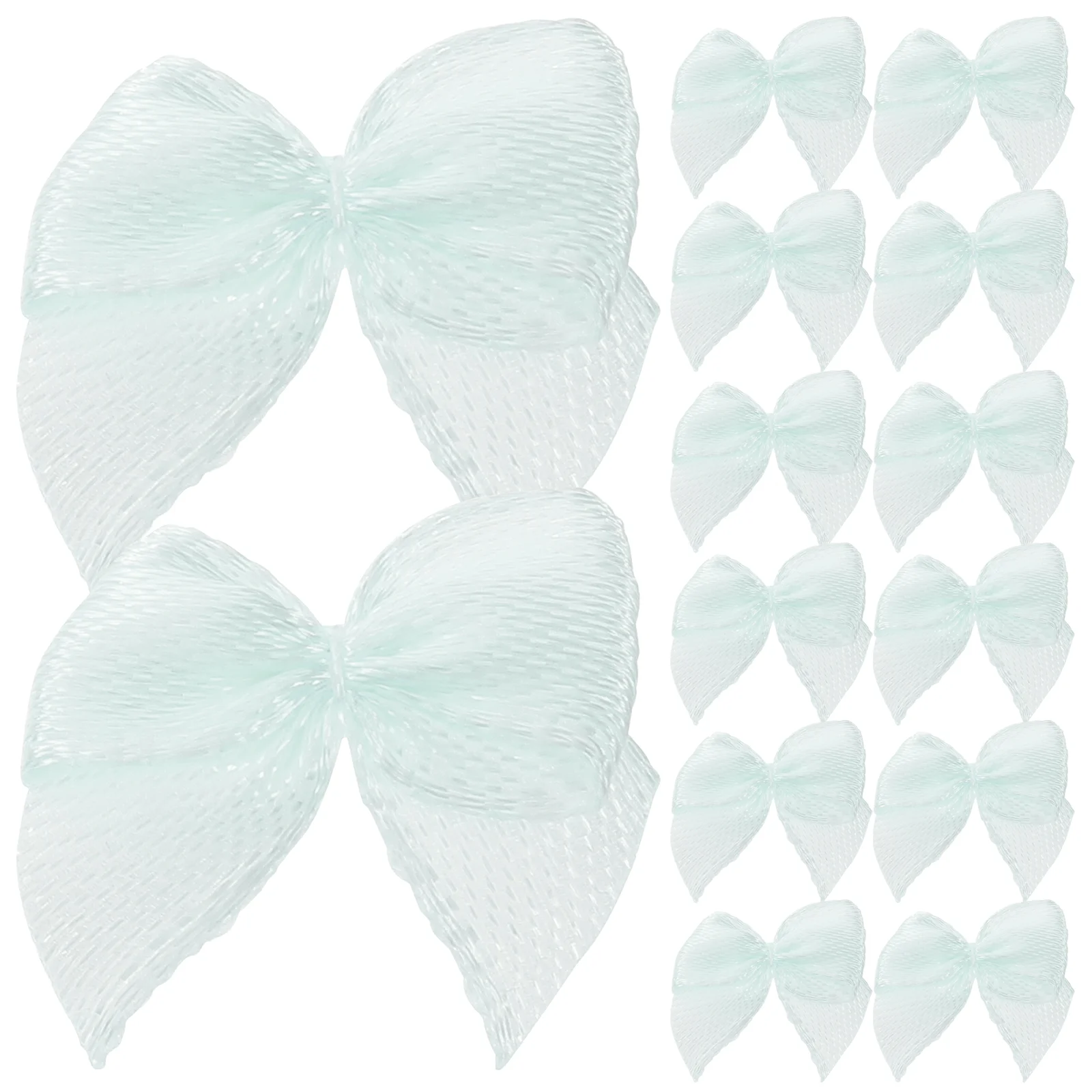 60 Pcs Wedding Decorations Bow Ornaments Ribbon Bows Handmade Hair Frame Accessories Baby Girl