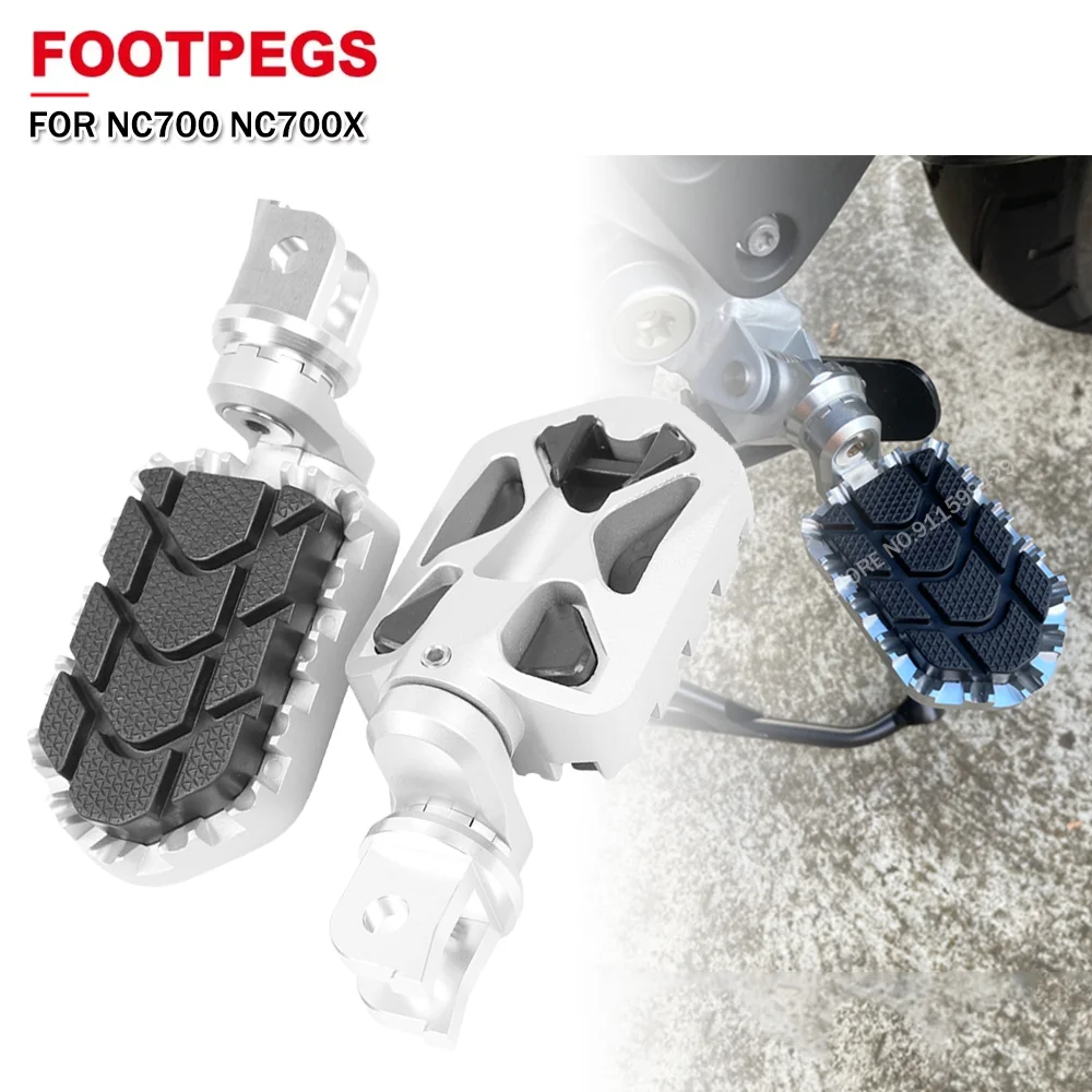 

For Honda NC700 NC700X DCT 2012-2017 Footrest Motorcycle Footpeg Foot Pegs Pedal For NC 700 750 NC750 NC750X NC750XD 2018-2019