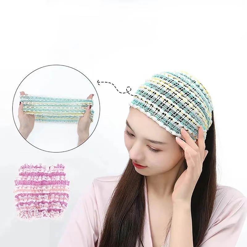 Wide Stretchy Headband Hair Band Loose Spa Head Hoop Simple Style Head Wrap For Skincare Face Wash Women Girlswash Face Binding