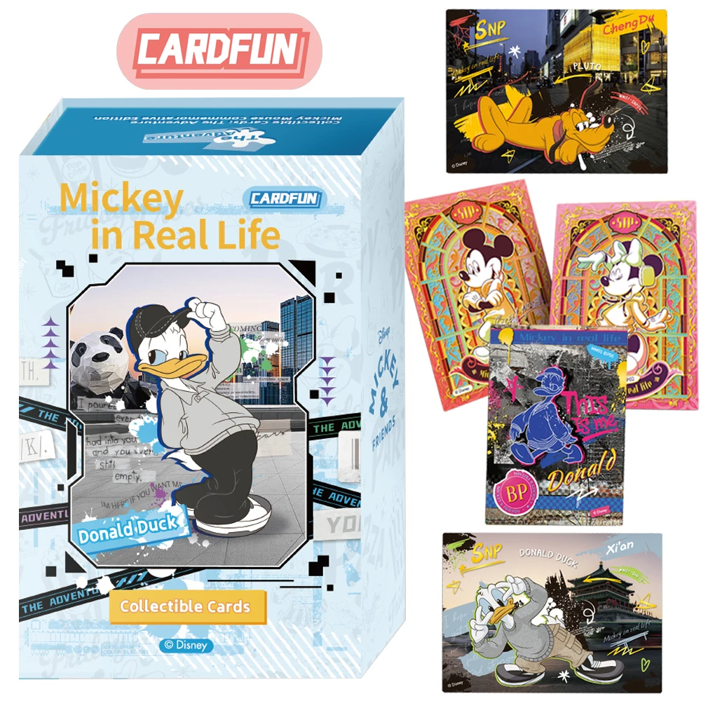 

Wholesale Card.fun Mickey Mouse Card For Kids Disney Popular Cartoon Minnie Mouse Rare Limited Game Collection Card Table Toys