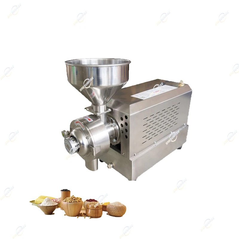 

Mini Chili Pepper Cereal Flour Milling Grinding Equipment Machine Rice Coconut Husk Family Grain Mill