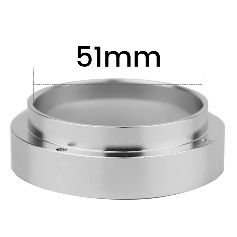 Magnetic Aluminum Dosing Ring Cup Funnel 51MM Filter Brewing Bowl Coffee Powder Basket Portafilter Accessories