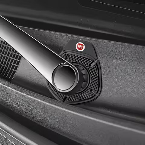 1/2PCS Black Car Windshield Wiper Hole Protective Cover Wiper Dustproof For FIAT 500 Abarth Doblo Tipo Panda Ducato Fiorino 500L