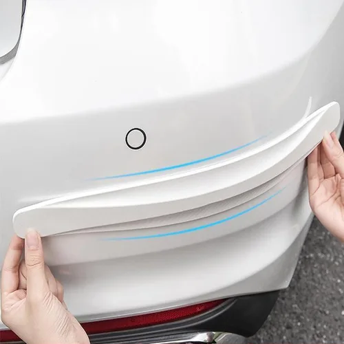 Protector de parachoques de coche, tiras de protección de esquina, Protector de arañazos, hoja anticolisión, accesorios para automóvil, 2 uds.