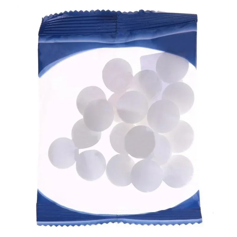 2 Bag/40PCS   Moth Balls Moth Proof Mildew Proof Wood Block Camphor Pill Home Used Pest Control Moth Ball Cleaning Tools