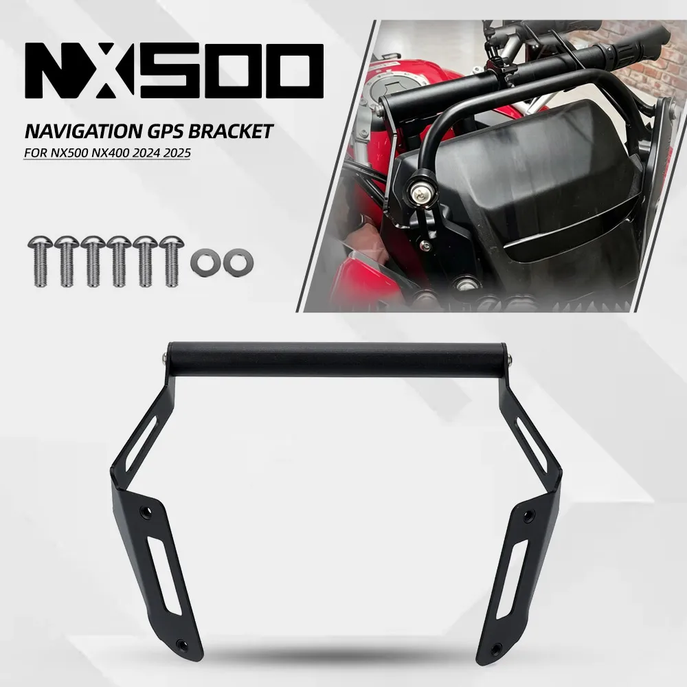 22mm Extension Bar Mobile Phone Bracket For Honda NX500 NX400 2024 2025 GPS Navigation Support Stand Holder Crossbar NX 500 400
