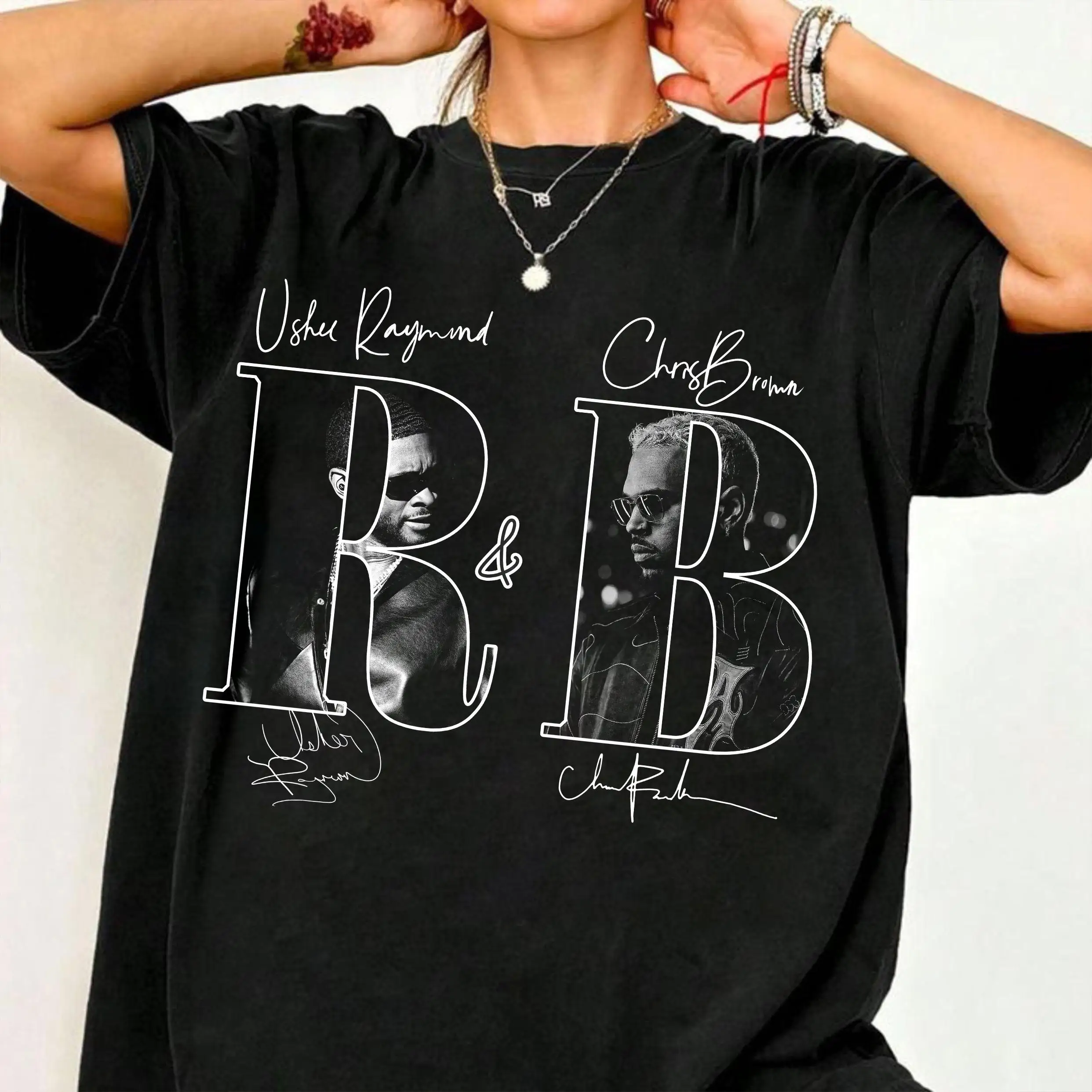 Raymond & Brown Concert Shirt, Usher Raymond X Chris Brown Tee, RB Concert T Shirt, Vintage Fan Tee