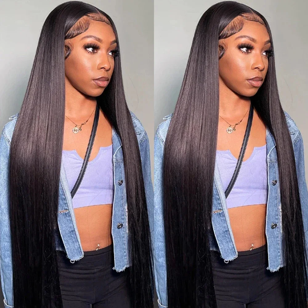 

13x6 Lace Frontal Wig Straight Lace Front Wigs 13x4 Bone Straight Preplucked Human Hair Lace Front Wigs For Women