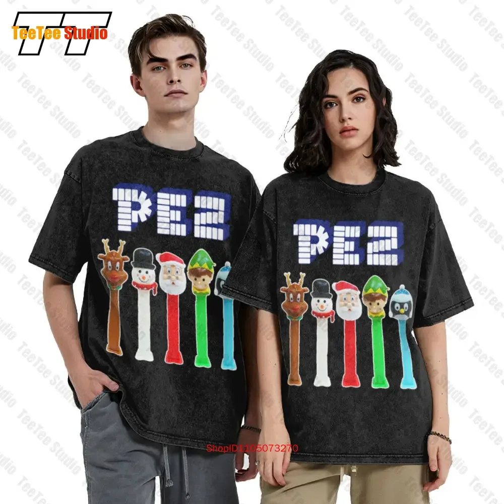 Pez Candies Christmas Pez Dispensers Vintage Oversized T-Shirt CQLI